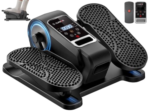 Under Desk Elliptical Machine Seated Pedal Exerciser - color: Dark
