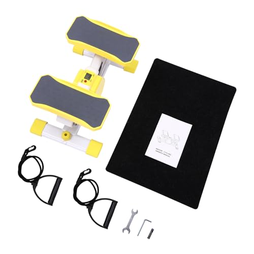 Mini Steppers, Stepper for Exercise, Load Capacity 330.69lbs, Stair Stepper with Resistance Bands, Portable Mini Stepper, Home Workout Equipment