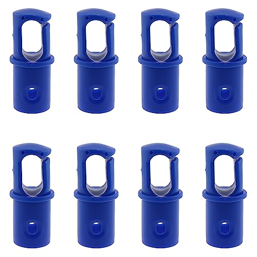 8PCS Universal Trampoline Bar Caps G-Hook Trampoline Shell Rod Cap for 1.1in Poles (OD 36mm, ID 28mm)