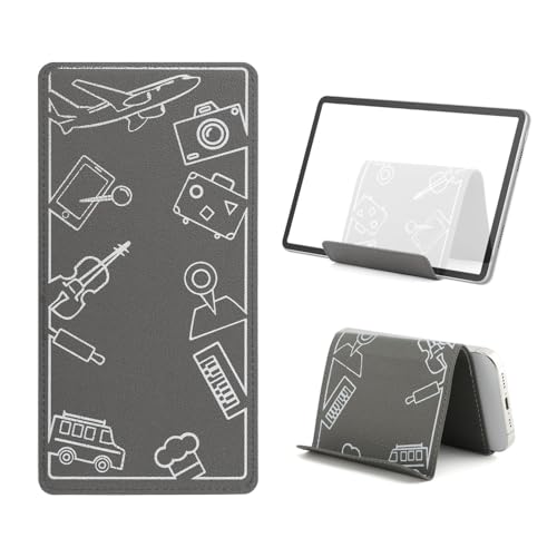 Airplane Phone Holder, Flexible Silicone Phone Holder - color: Grey