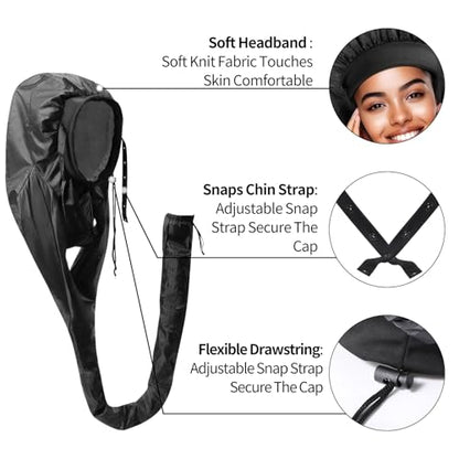 Hair Roller-Specific Heating Bonnet,Shorten Heatless Rods Rollers Curling Time,Styling Hairs at Home&Helps Curls Stay Longer,Frizz Control, Lightweight & Portable for Travel(Rollers Not Included)