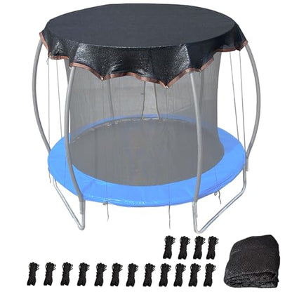 Trampoline Shade Cover 12FT Round High-Density Trampoline Cover - size: 12FT