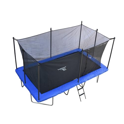 Teamson by Crowntec 15x9FT Large Rectangular Trampoline, Black