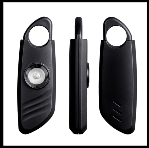 Generic Personal Safety Alarm (Black) 140db Siren, Safe Sound Personal Alarm, Strobe Light and Key Chain, Personal Safety Devices for Women, Men, Children, Elderly - color: Black