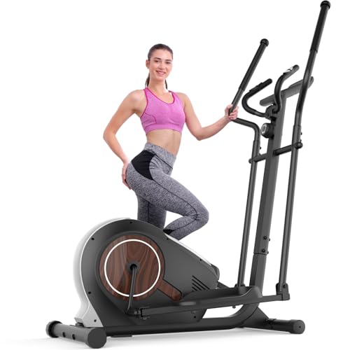 ANCHEER Elliptical Exercise Machine, Elliptical Trainer for Home Gym, Exercise Equipment 500Lbs Max Weight - color: Black