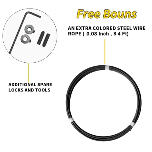 Speed Crossfit Jump Rope, easy double unders. Wire anti-entanglement. - color: Black