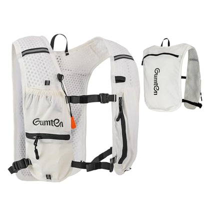 Running Vest for Women Men, Running Hydration Vest with Adjustable Chest Straps for Marathon Jogging Hiking Cycling - size: White, style: Running Vest