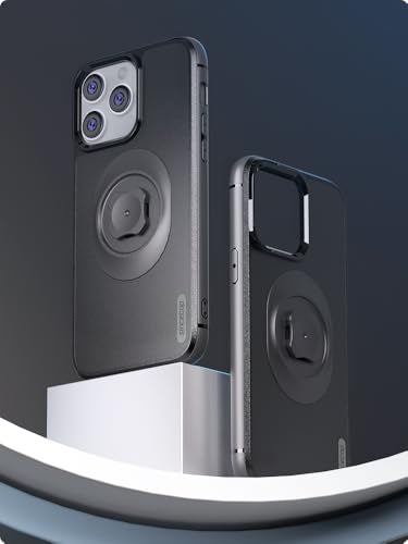 sincetop Shockproof Case with Quick Mount Adapter for iPhone 15 Plus(6.7") - Quick Attach Your Cellphone to Any Bike Mount/Car Phone Holder/Armband/Belt Clip Black - size: For iPhone 15Plus(6.7")