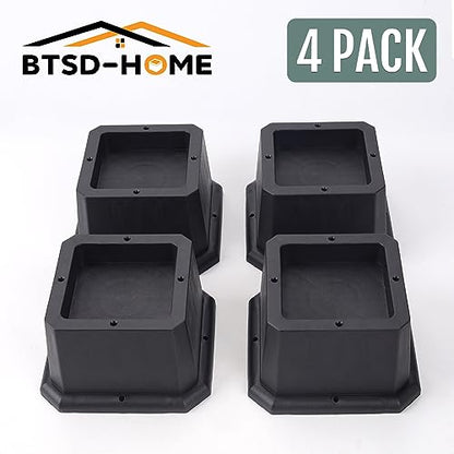 BTSD-home Furniture Risers 2 Inch - color: 2 Inch, size: 4 Pack