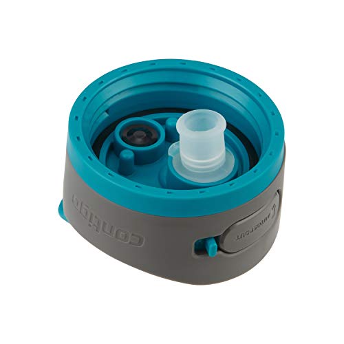 Contigo Ashland 2.0 Leak-Proof Water Bottle with Lid Lock and Angled Straw, Dishwasher Safe, Interchangeable Lid, 24oz, Juniper - color: Juniper, size: 24oz (Pack of 1), style: Single