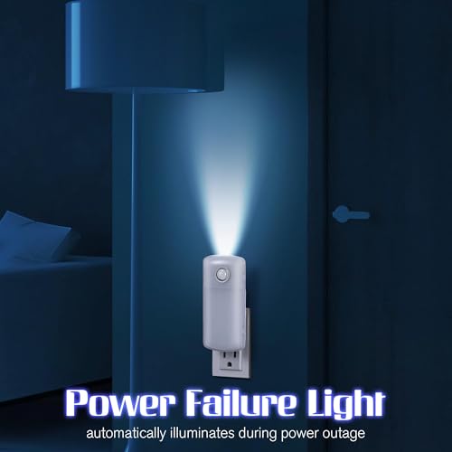 Enhon Emergency Power Failure 5-in-1 Multi Color LED Night Lights (2Pack)
