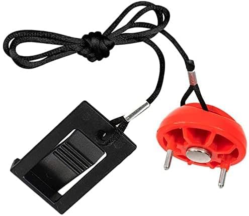 Treadmill Magnet Safety Key for Most of NordicTrack Proform Image Weslo Reebok Epic Golds Gym Freemotion and Healthrider Treadmills - color: Black+Red