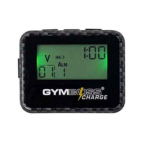 Gymboss Charge Interval Timer and Stopwatch - color: Carbon Black