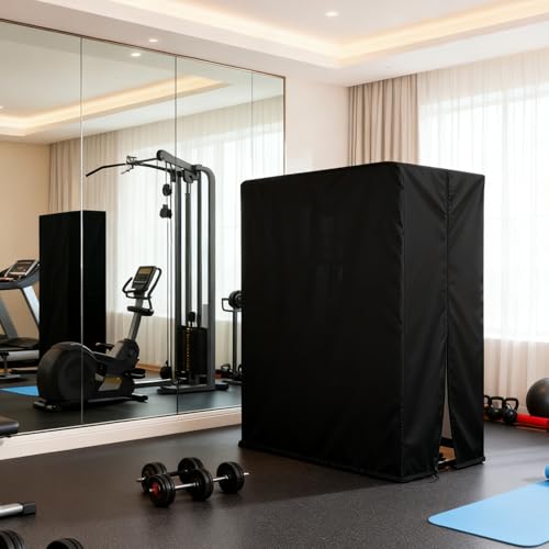 Outdoor Workout Equipment Cover, Weatherproof Gym Equipment Cover - size: 41"L x 68.9"W x 74.8"H