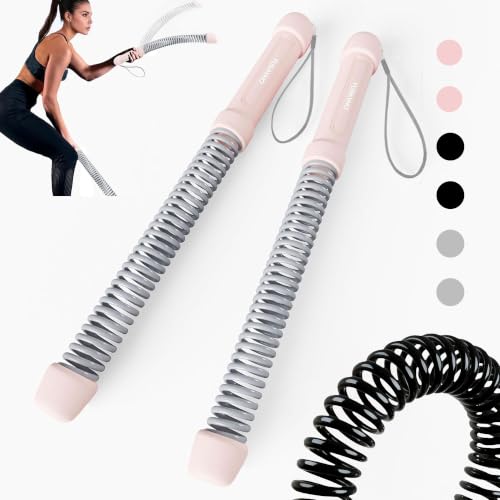 Ropeless Battle Ropes for Home Gym-Portable Cordless Training Rope - color: Pink, size: Suitable for beginners
