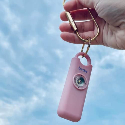 She’s Birdie–The Original Personal Safety Alarm for Women by Women–Loud Siren, Strobe Light and Key Chain in a Variety of Colors (Blossom) - color: Blossom