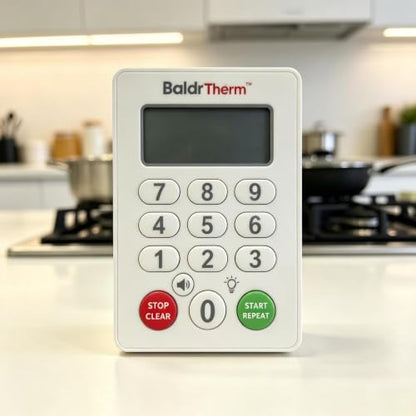 Digital Kitchen Timer, Waterproof Magnetic Countdown Timer with Alarm - style: Classic