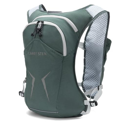 Carey STEN Lightweight Hydration Backpack with 1.5-Liter Water Bag - color: Olive green