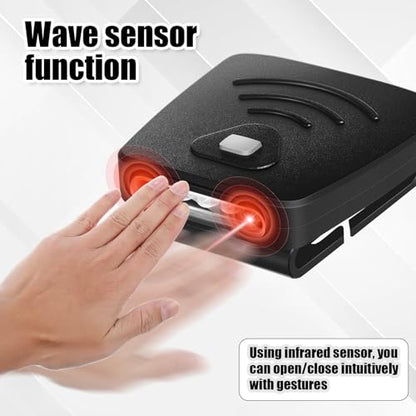 Aurelema 4 Pcs LED Clip on Cap Lights USB Rechargeable Waterproof