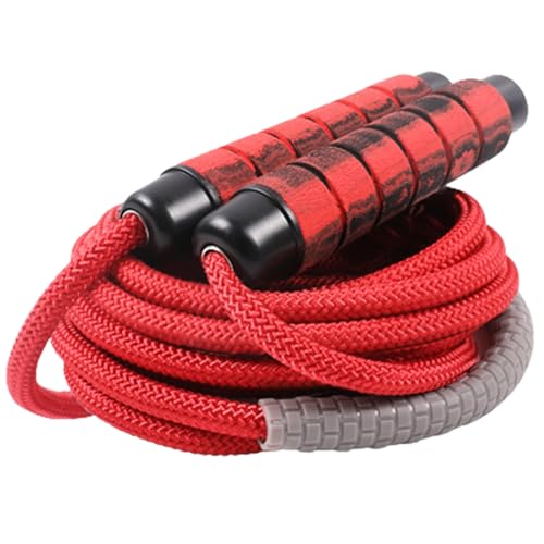 10 FT Long Jump Rope for Kids Adults,Double Dutch Jump Rope,Adjustable Skipping Ropes with High-strength Nylon Braided Rope Core,360°Rotation Not Entangled,Long Enough for 1-2 Jumpers.