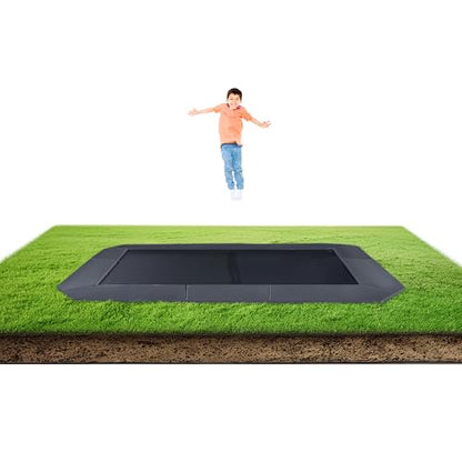 Avyna Premium In-Ground Trampoline – Outdoor Trampoline for Kids and Adults with Advanced Safety Features - size: 10x14' FT