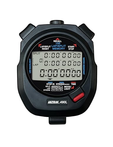 Ultrak 60 Memory 3 Line Display Stopwatch
