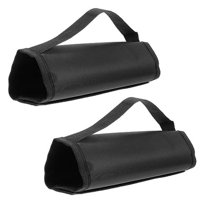2 Pack Agility Hurdles Carrier Handle Quick Attachment Carrying Wrap Grip Storage Organizer for Speed Training Hurdle Soccer Basketball Football Training Equipment Easy Transport