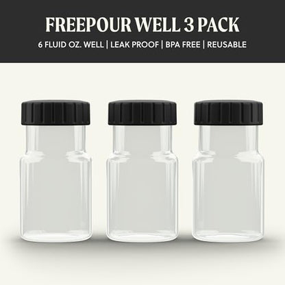 Flaskap FreePour Lightweight Reservoirs (3-Pack)