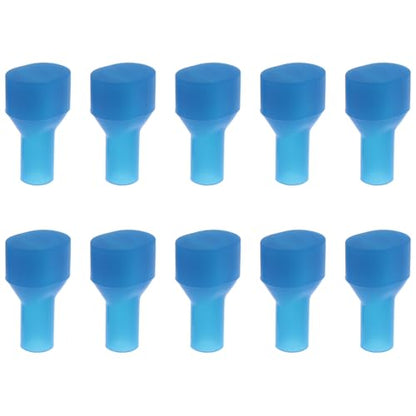 10 PCS Blue Silicone Water Bag Valve Replacement Parts for Hydration Packs, Fits Most Brands, Ideal for Running, Cycling, Hiking, Mountaineering