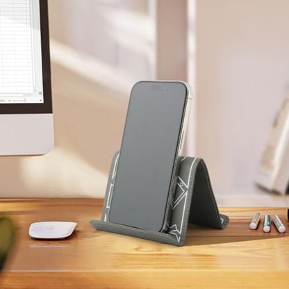 Airplane Phone Holder, Flexible Silicone Phone Holder - color: Grey