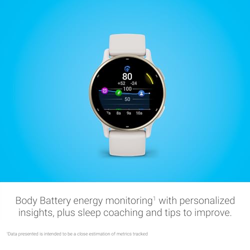 Garmin vívoactive® 5, Health & Fitness GPS Smartwatch, 42mm, Ivory - color: Ivory