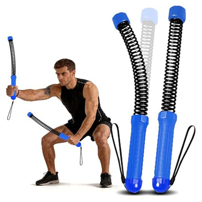 Perantlb Poly Battle Rope with Cloth Sleeve -1.25/1.5/2 Inch Diameter 30' 40' 50' Lengths -Gym Muscle Toning Metabolic Workout Fitness, Battle Ropes for Home Gym - style: Ropeless Blue