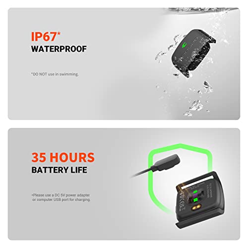COOSPO HW9 Bluetooth 5.0 ANT+ Heart Rate Monitor Armband with HR Zones/Calories Burned, Optical HRM Sensor for Fitness Training/Cycling/Running,Compatible with Peloton,DDP Yoga,Wahoo