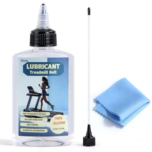 Premium Quality 100% Pure Silicone Treadmill Belt Lube High Temperature Resistant Stable Lube with Rigid Application Tube Easy to Use Suitable for Most Treadmills