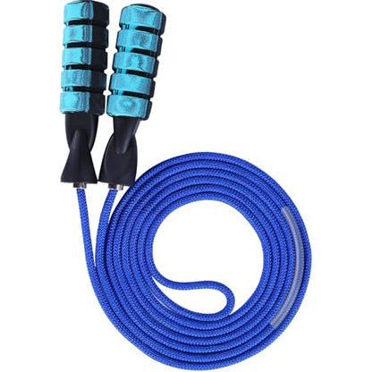 Jump Rope for Women & Men Adjustable Length Cotton Skipping Rope for Adults & Kids Workout Equipment for Weight Loss, Cardio, Boxing & Fitness Suitable for Home, Gym & School Use