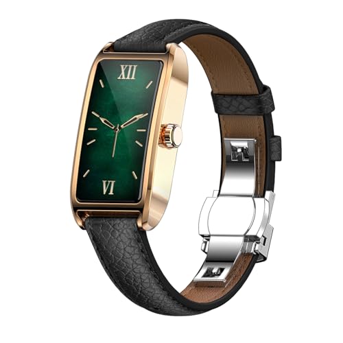 Fitness Trackers for Women Dainty Smart Watch Fitness Watch with Multiple Sport Modes Sleep Monitoring Heart Rate Monitor Step Counter Female Health for Android iOS - color: gold-black
