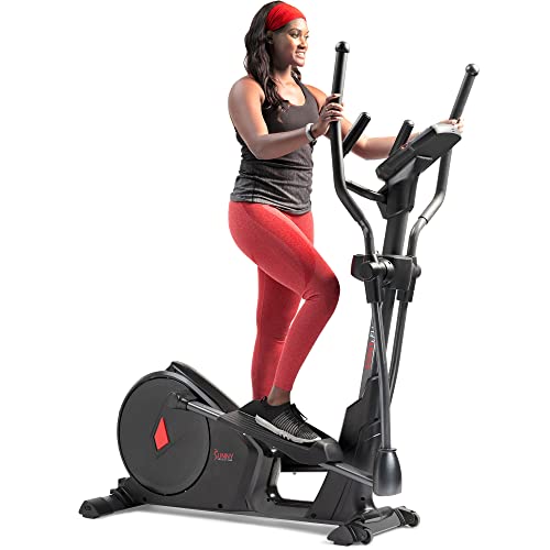 Sunny Health & Fitness Heavy Duty Elliptical Machine with Full Body Workout - style: 15.5" Stride