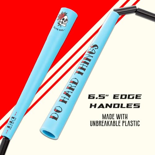 Elite Jumps Edge Beaded Adjustable Jump Rope, Do Hard Things - color: Silver & Black