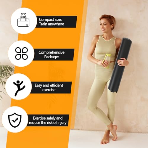 Slide Boards for Working out with Sliding Booties 5.91 x 1.64 ft