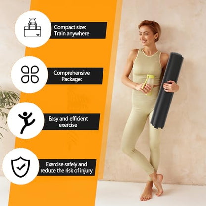 Slide Boards for Working out with Sliding Booties 5.91 x 1.64 ft
