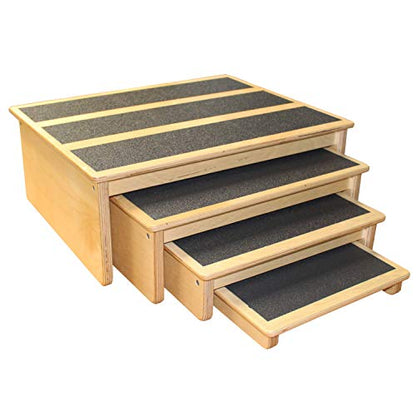 Rehabilitation Advantage Nesting Step Stools, Set of 4