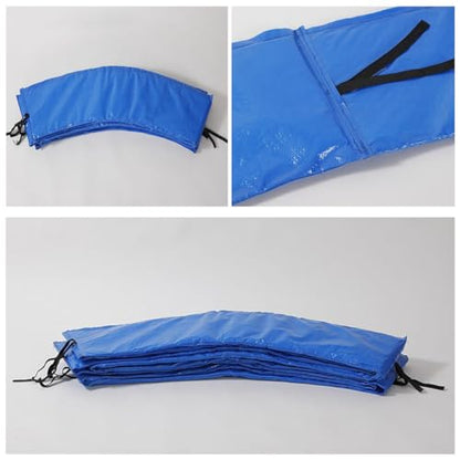 Replacement Trampoline Safety Pad Mat, 6FT 8FT 10FT 12FT 13FT 14FT 16FT UV Resistant Safety Mat Spring Cover - color: Blue, size: 6FT-183cm