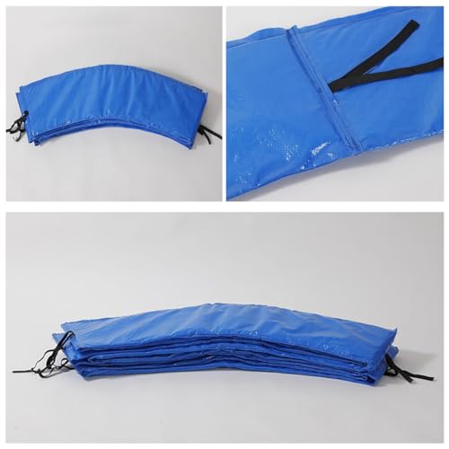 Replacement Trampoline Safety Pad Mat, 6FT 8FT 10FT 12FT 13FT 14FT 16FT UV Resistant Safety Mat Spring Cover - color: Blue, size: 15FT-458cm