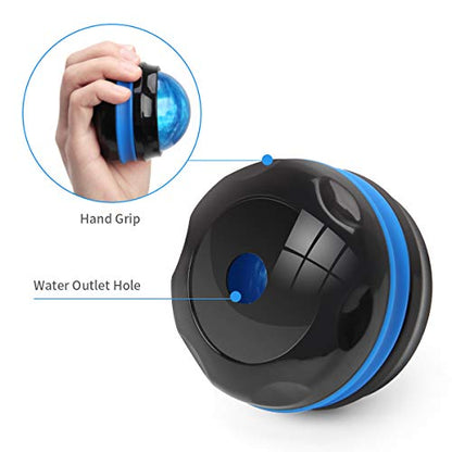 Coolrunner Massage Ball, 2-Pack Handheld Manual Roller Massager - color: Blue+purple