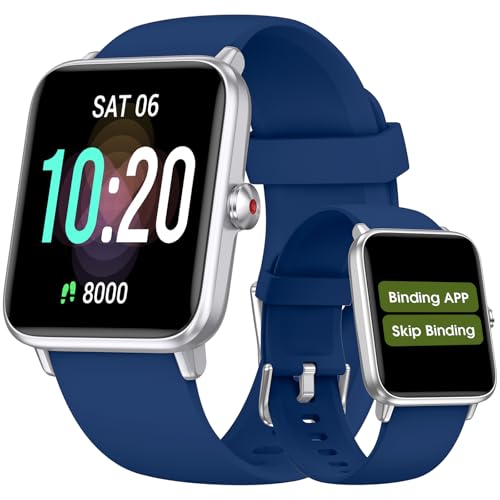 Pedometer Watch, No App No Phone Required, Senior Friendly, Step Counter - color: Blue