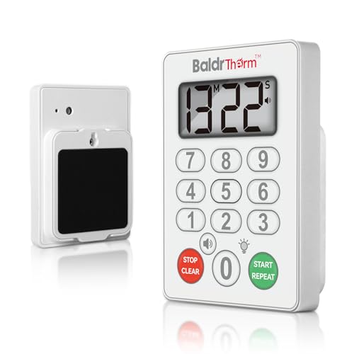 Digital Kitchen Timer, Waterproof Magnetic Countdown Timer with Alarm - style: Classic