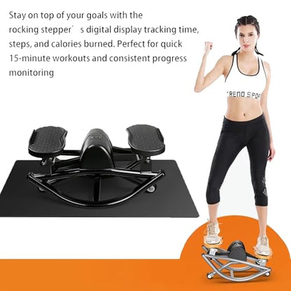 U-Shaped Rock Stepper Machine for Home Workout, Rock, Stepper Side to Side