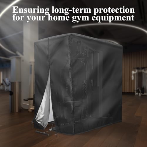 Outdoor Workout Equipment Cover, Weatherproof Gym Equipment Cover - size: 41"L x 68.9"W x 74.8"H