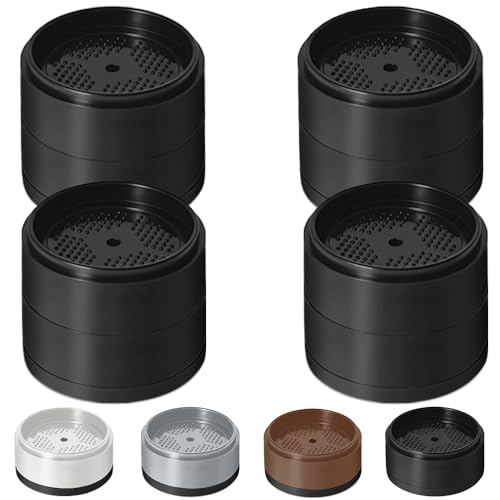 Bed Risers 1 inch, 2 inch, 3 inch, 4 inch Heavy Duty, Adjustable Furniture Riser for Table Desk Couch Sofa Chair Refrigerator Washing Machine, Stackable Bed Raisers Blocks (Black 4 Pack, 1+1 inch) - color: Black 4 Pack, size: 2 Inch