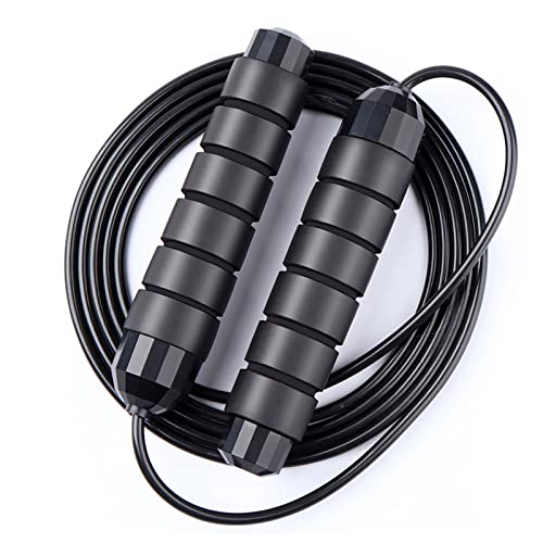 Redify Adjustable Jump Rope,Jump Ropes for Fitness for Men Women - color: Black
